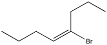 (E)-4-Bromo-4-octene Struktur