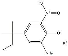 Potassium 2-amino-6-nitro-4-(tert-pentyl)phenolate Struktur