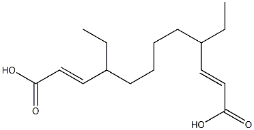 Diacrylic acid 1,6-diethyl-1,6-hexanediyl ester Struktur