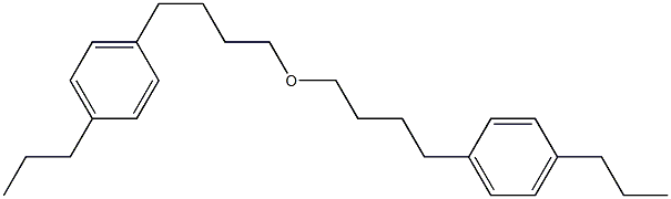 4-Propylphenylbutyl ether Struktur