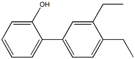 2-(3,4-Diethylphenyl)phenol Struktur