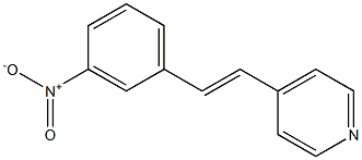 4-(3-Nitrostyryl)pyridine Struktur