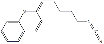 (3E)-8-Azido-3-(phenylthio)-1,3-octadiene Struktur