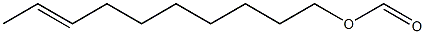 Formic acid 8-decenyl ester Struktur