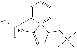 (-)-Phthalic acid hydrogen 1-[(R)-4,4-dimethylpentane-2-yl] ester Struktur