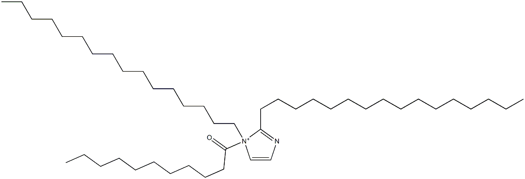 1,2-Dihexadecyl-1-undecanoyl-1H-imidazol-1-ium Struktur