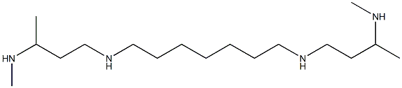 N,N''-(1,7-Heptanediyl)bis(3,N'-dimethylpropane-1,3-diamine) Struktur