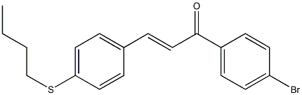 4-((Butylthio))-4'-bromochalcone Struktur