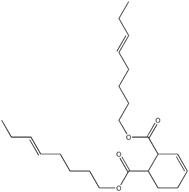 3-Cyclohexene-1,2-dicarboxylic acid bis(5-octenyl) ester Struktur