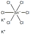 Potassium hexachlorostannate Struktur