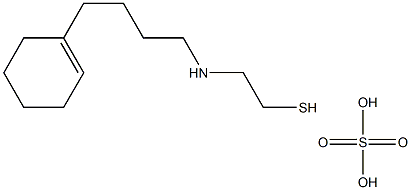 2-[[4-(1-Cyclohexenyl)butyl]amino]ethanethiol sulfate Struktur