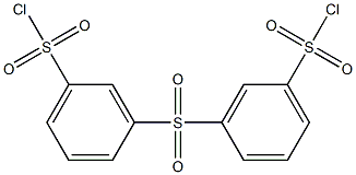 3,3'-Sulfonylbis(benzenesulfonic acid chloride) Struktur