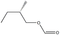 (+)-Formic acid (S)-2-methylbutyl ester Struktur