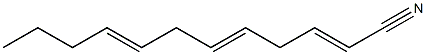 2,5,8-Dodecatrienenitrile Struktur