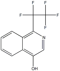 1-(Pentafluoroethyl)isoquinolin-4-ol Struktur