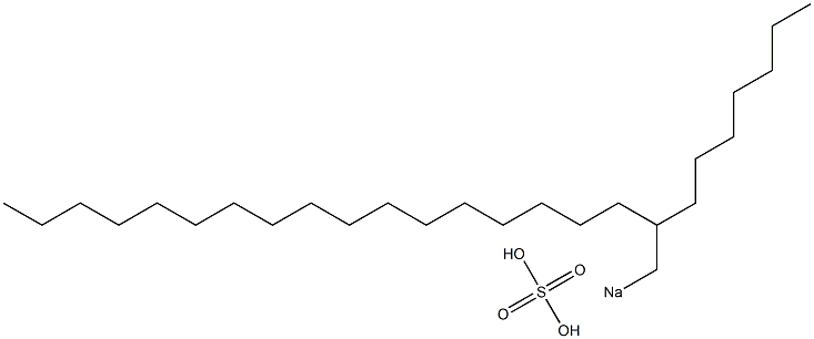 Sulfuric acid 2-heptylnonadecyl=sodium salt Struktur