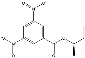 (-)-3,5-Dinitrobenzoic acid (R)-sec-butyl ester Struktur