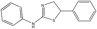 2-Phenylamino-5-phenyl-2-thiazoline Struktur