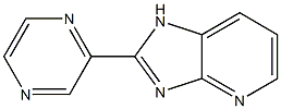 2-(2-Pyrazinyl)-1H-imidazo[4,5-b]pyridine Struktur