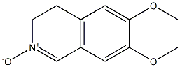 3,4-Dihydro-6,7-dimethoxyisoquinolinium 2-oxide Struktur