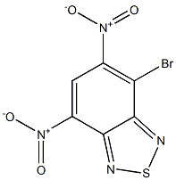 4-Bromo-5,7-dinitro-2,1,3-benzothiadiazole Struktur