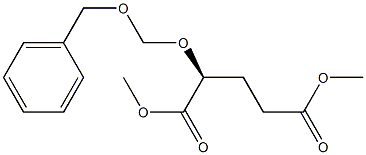 (S)-2-[(Phenylmethoxy)methoxy]pentanedioic acid dimethyl ester Struktur