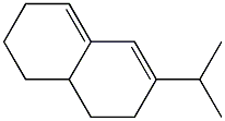 3,4,4a,5,6,7-Hexahydro-2-isopropylnaphthalene Struktur