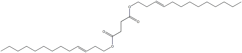 Succinic acid di(3-tridecenyl) ester Struktur