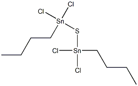 Bis(butyldichlorostannyl) sulfide Struktur