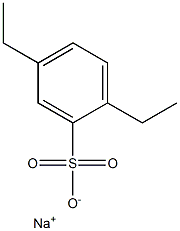 2,5-Diethylbenzenesulfonic acid sodium salt Struktur