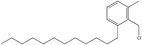 2-Dodecyl-6-methylbenzyl chloride Struktur