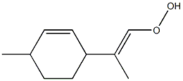 p-Mentha-2,8-dien-9-yl hydroperoxide Struktur