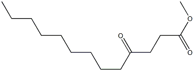 4-オキソトリデカン酸メチル 化學(xué)構(gòu)造式