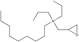 N-Nonyl-N,N-dipropyl-2-oxiranemethanaminium Struktur