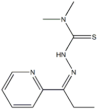 1-(2-Pyridyl)-1-propanone 4,4-dimethyl thiosemicarbazone Struktur