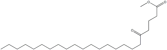 5-オキソトリコサン酸メチル 化學(xué)構(gòu)造式