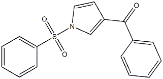 1-(Phenylsulfonyl)-3-benzoyl-1H-pyrrole Struktur