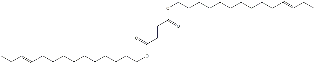 Succinic acid di(11-tetradecenyl) ester Struktur