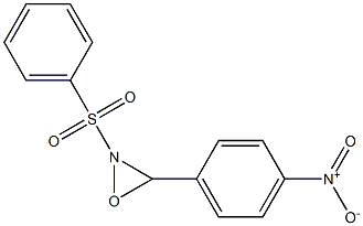 3-(4-Nitrophenyl)-2-phenylsulfonyloxaziridine Struktur