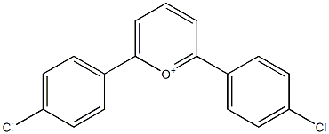 2,6-Bis(4-chlorophenyl)pyrylium Struktur