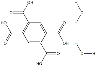 Pyromellitic acid dihydrate Struktur