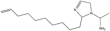 1-(1-Aminoethyl)-2-(9-decenyl)-3-imidazoline Struktur