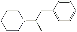 1-[(S)-1-Methyl-2-phenylethyl]piperidine Struktur