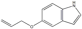 5-(2-Propenyloxy)-1H-indole Struktur