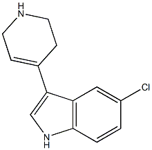 3-[(1,2,3,6-Tetrahydropyridin)-4-yl]-5-chloro-1H-indole Struktur