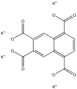 1,4,6,7-Naphthalenetetracarboxylic acid tetrapotassium salt Struktur