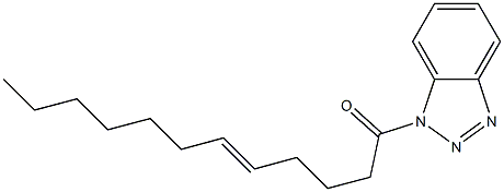 1-(5-Dodecenoyl)-1H-benzotriazole Struktur