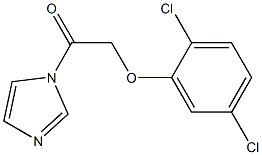 1-(1H-Imidazol-1-yl)-2-(2,5-dichlorophenoxy)ethanone Struktur