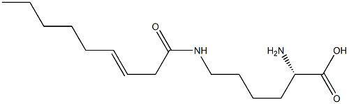 N6-(3-Nonenoyl)lysine Struktur