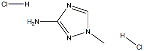 1-Methyl-1H-[1,2,4]triazol-3-ylaminedihydrochloride Struktur